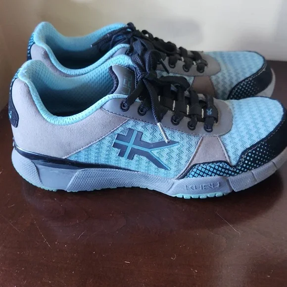 Kuru Quamtum Womens Gray Glacial Blue Shoes Size 7.5 - Picture 2 of 13